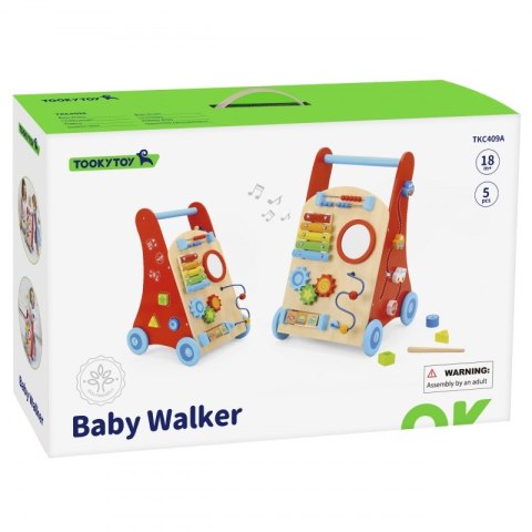 TOOKY TOY Wielofunkcyjny Chodzik Pchacz Panel Edukacyjny Dla Dzieci TOOKY TOY Wielofunkcyjny Chodzik Pchacz Panel Edukacyjny Dla Dzieci