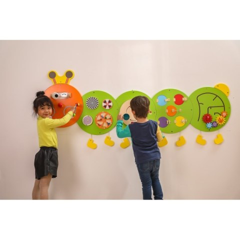 VIGA Drewniana Tablica Gąsienica Certyfikat FSC Montessori VIGA Drewniana Tablica Gąsienica Certyfikat FSC Montessori