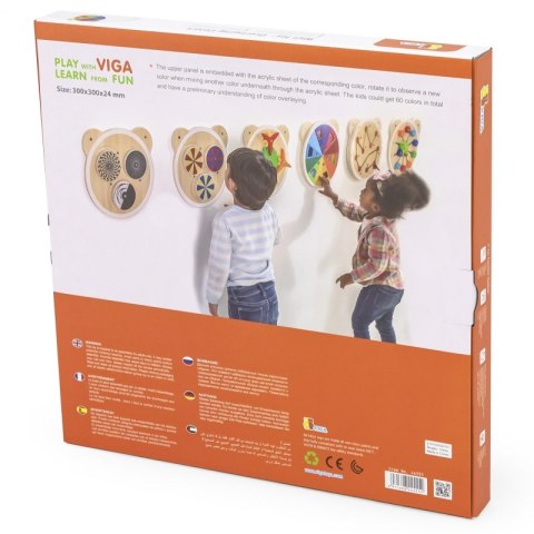 VIGA Drewniana Tablica Mieszanie Kolorów Certyfikat FSC VIGA Drewniana Tablica Mieszanie Kolorów Certyfikat FSC
