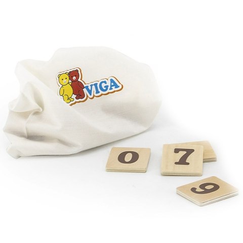 VIGA Drewniany Zegar Nauka Zegara Czasu Montessori VIGA Drewniany Zegar Nauka Zegara Czasu Montessori