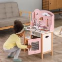 VIGA PolarB Drewniana Kuchnia z Akcesoriami Silver - Pink VIGA PolarB Drewniana Kuchnia z Akcesoriami Silver - Pink