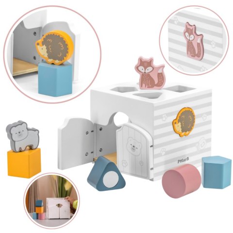 VIGA PolarB Sorter Edukacyjny Grzechoczące Klocki Montessori VIGA PolarB Sorter Edukacyjny Grzechoczące Klocki Montessori