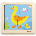 VIGA Poręczne Drewniane Puzzle Kaczuszka VIGA Poręczne Drewniane Puzzle Kaczuszka