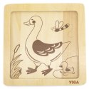 VIGA Poręczne Drewniane Puzzle Kaczuszka VIGA Poręczne Drewniane Puzzle Kaczuszka