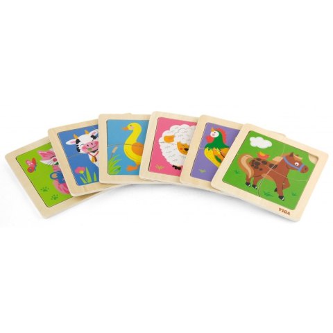 VIGA Poręczne Drewniane Puzzle Kaczuszka VIGA Poręczne Drewniane Puzzle Kaczuszka