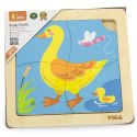 VIGA Poręczne Drewniane Puzzle Kaczuszka VIGA Poręczne Drewniane Puzzle Kaczuszka