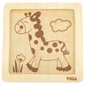 VIGA Poręczne Drewniane Puzzle Żyrafa VIGA Poręczne Drewniane Puzzle Żyrafa