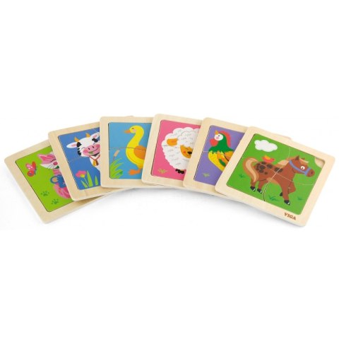 VIGA Poręczne Drewniane Puzzle Żyrafa VIGA Poręczne Drewniane Puzzle Żyrafa
