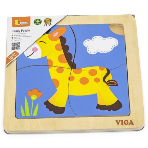 VIGA Poręczne Drewniane Puzzle Żyrafa VIGA Poręczne Drewniane Puzzle Żyrafa