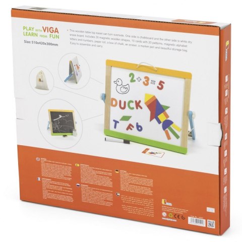 VIGA Tablica Magnetyczna 2w1 z Akcesoriami VIGA Tablica Magnetyczna 2w1 z Akcesoriami