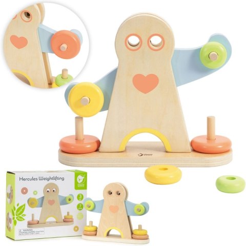 CLASSIC WORLD Edukacyjna Waga Równoważnia Hercules dla Dzieci MONTESSORI 7 el. CLASSIC WORLD Edukacyjna Waga Równoważnia Hercules dla Dzieci MONTESSORI 7 el.