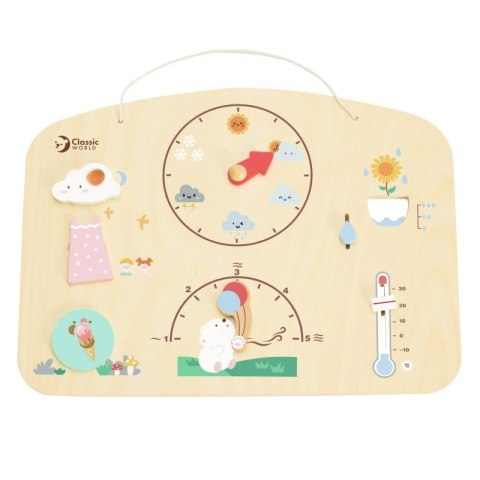 CLASSIC WORLD Tablica Edukacyjna Barometr Nauka dla Dzieci Stacja Pogodowa Wiatr Temperatura 9 el. CLASSIC WORLD Tablica Edukacyjna Barometr Nauka dla Dzieci Stacja Pogodowa Wiatr Temperatura 9 el.