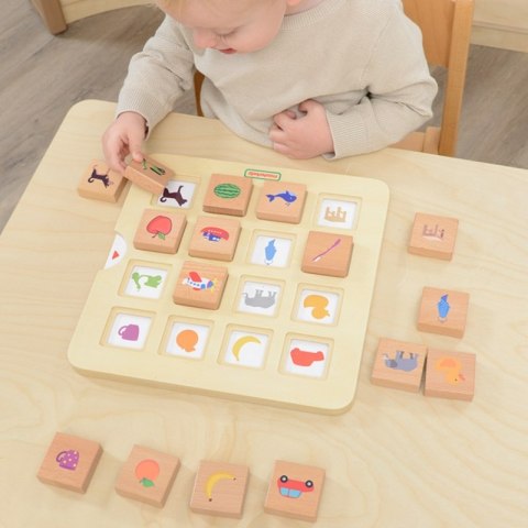MASTERKIDZ Gra Dopasuj Cienie Łączenie w Pary Rozpoznawanie Przedmiotów Montessori MASTERKIDZ Gra Dopasuj Cienie Łączenie w Pary Rozpoznawanie Przedmiotów Montessori