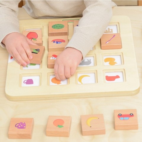MASTERKIDZ Gra Dopasuj Cienie Łączenie w Pary Rozpoznawanie Przedmiotów Montessori MASTERKIDZ Gra Dopasuj Cienie Łączenie w Pary Rozpoznawanie Przedmiotów Montessori