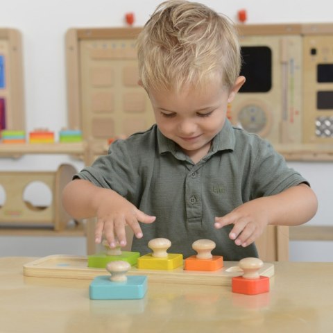 MASTERKIDZ Układanka Nauka Rozmiarów i Kolorów Montessori MASTERKIDZ Układanka Nauka Rozmiarów i Kolorów Montessori