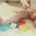 TOOKY TOY Drewniana Układanka Piramidka Kształty Miś 11 el. TOOKY TOY Drewniana Układanka Piramidka Kształty Miś 11 el.