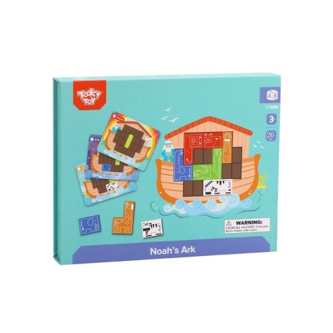 TOOKY TOY Układanka Magnetyczna Montessori Logiczna Puzzle Tetris Arka Noego 26 el. TOOKY TOY Układanka Magnetyczna Montessori Logiczna Puzzle Tetris Arka Noego 26 el.