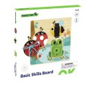 Tooky Toy Drewniana Tablica Edukacyjna Sorter Trening Ćwiczenia Sznurek Guzik Klamerka Tooky Toy Drewniana Tablica Edukacyjna Sorter Trening Ćwiczenia Sznurek Guzik Klamerka