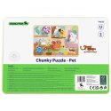 Tooky Toy Drewniane Puzzle Montessori Zwierzątka Dom Dopasuj Kształty Tooky Toy Drewniane Puzzle Montessori Zwierzątka Dom Dopasuj Kształty