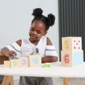 VIGA Drewniana Piramidka Układanka Klocki Sorter Montessori VIGA Drewniana Piramidka Układanka Klocki Sorter Montessori