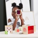 VIGA Drewniana Piramidka Układanka Klocki Sorter Montessori VIGA Drewniana Piramidka Układanka Klocki Sorter Montessori