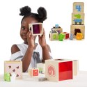 VIGA Drewniana Piramidka Układanka Klocki Sorter Montessori VIGA Drewniana Piramidka Układanka Klocki Sorter Montessori