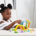 VIGA Drewniana Tęcza Układanka Klocki Kreatywne Montessori VIGA Drewniana Tęcza Układanka Klocki Kreatywne Montessori