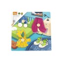 VIGA Drewniane Puzzle z Pinezkami Ubrania VIGA Drewniane Puzzle z Pinezkami Ubrania