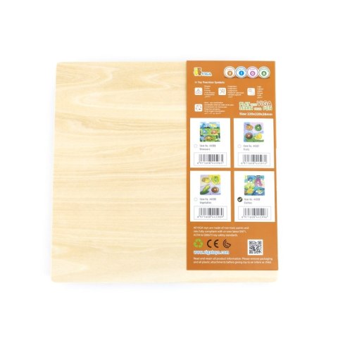 VIGA Drewniane Puzzle z Pinezkami Ubrania VIGA Drewniane Puzzle z Pinezkami Ubrania