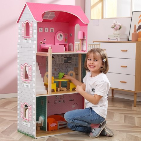 VIGA Duży Drewniany Domek dla Lalek VIGA Duży Drewniany Domek dla Lalek