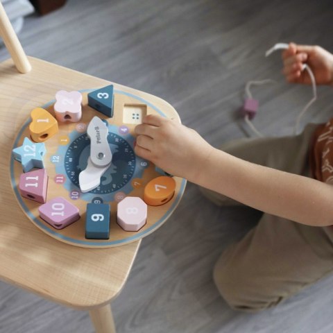 VIGA PolarB Sorter Kształtów Zegar nawlekanka Montessori VIGA PolarB Sorter Kształtów Zegar nawlekanka Montessori