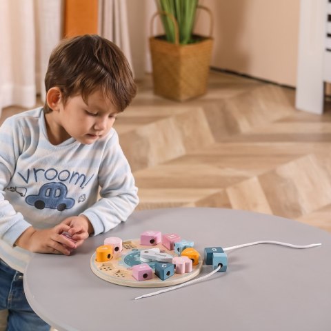 VIGA PolarB Sorter Kształtów Zegar nawlekanka Montessori VIGA PolarB Sorter Kształtów Zegar nawlekanka Montessori