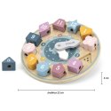VIGA PolarB Sorter Kształtów Zegar nawlekanka Montessori VIGA PolarB Sorter Kształtów Zegar nawlekanka Montessori