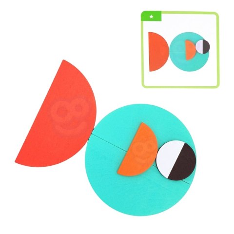 WOOPIE GREEN Drewniana Układanka Montessori 40 Wzorów do Odtworzenia 55 el. Certyfikat FSC WOOPIE GREEN Drewniana Układanka Montessori 40 Wzorów do Odtworzenia 55 el. Certyfikat FSC