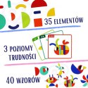 WOOPIE GREEN Drewniana Układanka Montessori 40 Wzorów do Odtworzenia 55 el. Certyfikat FSC WOOPIE GREEN Drewniana Układanka Montessori 40 Wzorów do Odtworzenia 55 el. Certyfikat FSC
