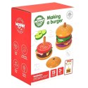 WOOPIE GREEN Drewniany Burger Restauracja Układanka dla Dzieci 15 el. Certyfikat FSC WOOPIE GREEN Drewniany Burger Restauracja Układanka dla Dzieci 15 el. Certyfikat FSC