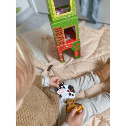 WOOPIE GREEN Układanka Kostki Farma w Pudełkach + Figurki 10 el. WOOPIE GREEN Układanka Kostki Farma w Pudełkach + Figurki 10 el.