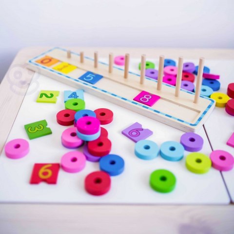 WOOPIE GREEN Układanka Nauka Liczenia i Kolorów Montessori 56 el. WOOPIE GREEN Układanka Nauka Liczenia i Kolorów Montessori 56 el.