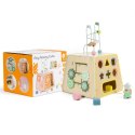 CLASSIC WORLD Drewniana Kostka Edukacyjna Sensoryczna 6w1 CLASSIC WORLD Drewniana Kostka Edukacyjna Sensoryczna 6w1