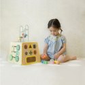 CLASSIC WORLD Drewniana Kostka Edukacyjna Sensoryczna 6w1 CLASSIC WORLD Drewniana Kostka Edukacyjna Sensoryczna 6w1