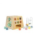 CLASSIC WORLD Drewniana Kostka Edukacyjna Sensoryczna 6w1 CLASSIC WORLD Drewniana Kostka Edukacyjna Sensoryczna 6w1