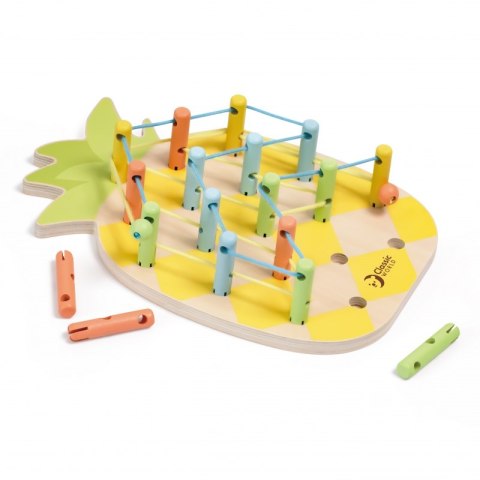 CLASSIC WORLD Wooden Threader Pineapple Pegs 21 pcs. CLASSIC WORLD Wooden Threader Pineapple Pegs 21 pcs.