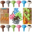 MASTERKIDZ Kolorowe Kołeczki Jumbo do Tablicy STEM 64 Szt. - 6 Kolorów MASTERKIDZ Kolorowe Kołeczki Jumbo do Tablicy STEM 64 Szt. - 6 Kolorów
