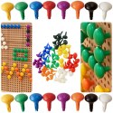 MASTERKIDZ Kolorowe Kołeczki Jumbo do Tablicy STEM 64 Szt. - 8 Kolorów MASTERKIDZ Kolorowe Kołeczki Jumbo do Tablicy STEM 64 Szt. - 8 Kolorów