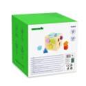 TOOKY TOY Drewniany Sorter Kolorowa Kostka z Kolorowymi Wzorami 13 el. TOOKY TOY Drewniany Sorter Kolorowa Kostka z Kolorowymi Wzorami 13 el.