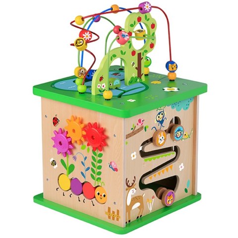TOOKY TOY Kostka Edukacyjna Sorter Labirynt Przeplatanka Zwierzątka TOOKY TOY Kostka Edukacyjna Sorter Labirynt Przeplatanka Zwierzątka