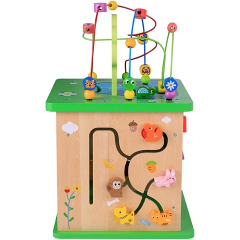 TOOKY TOY Kostka Edukacyjna Sorter Labirynt Przeplatanka Zwierzątka TOOKY TOY Kostka Edukacyjna Sorter Labirynt Przeplatanka Zwierzątka