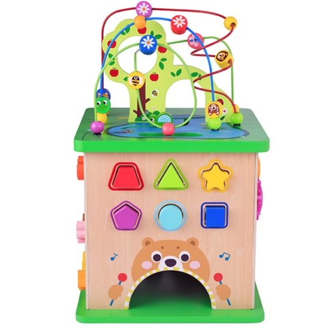 TOOKY TOY Kostka Edukacyjna Sorter Labirynt Przeplatanka Zwierzątka TOOKY TOY Kostka Edukacyjna Sorter Labirynt Przeplatanka Zwierzątka