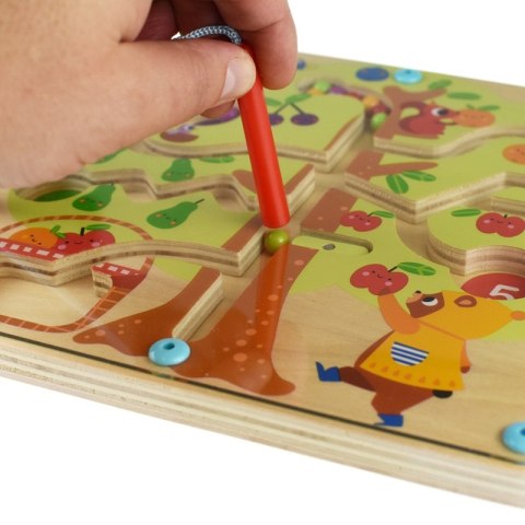TOOKY TOY Labirynt Drzewko Owocowe Magnetyczne Nauka Liczenia TOOKY TOY Labirynt Drzewko Owocowe Magnetyczne Nauka Liczenia