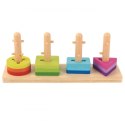 TOOKY TOY Sorter Kształtów z Kolorowymi Blokami Montessori TOOKY TOY Sorter Kształtów z Kolorowymi Blokami Montessori